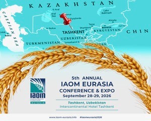 Ташкент стане центром зернової та борошномельної індустрії Євразії: п’ята IAOM Eurasia Conference & Expo 2026